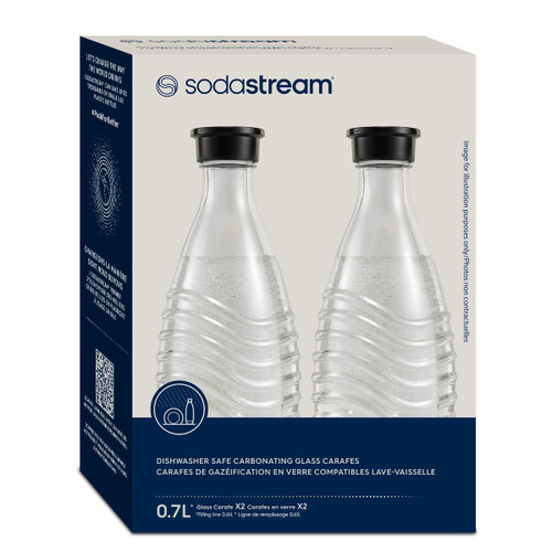 SODASTREAM - CONF.2 PZ BOTT. VETRO CRYSTAL - 2190010308 SODASTREAM - CONF.2 PZ BOTT. VETRO CRYSTAL - 2190010308