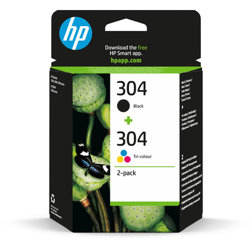 HP - HP 304 Combo Pack cartucce originali nero e colore - 2190001841