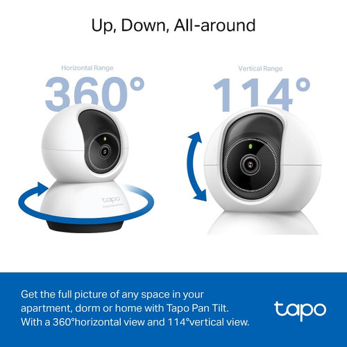 TP-LINK - TP-Link Tapo TC72- Telecamera 2K Smart AI Wi-Fi Pan/Tilt Indoor con app control - 242000611