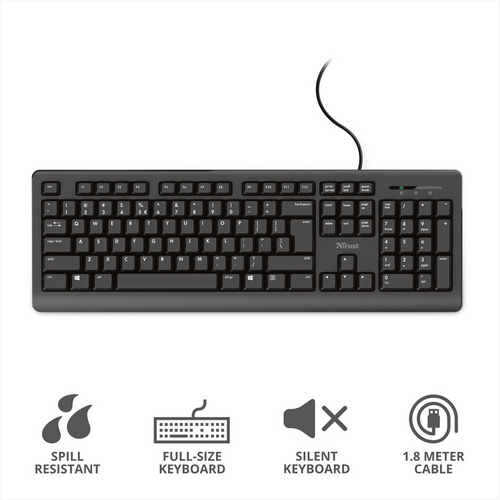 TRUST - PRIMO KEYBOARD IT - 2200006548 TRUST 0 | Trony.it