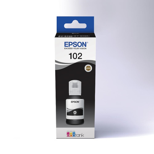 EPSON - 102 FLACONE DI INCHIOSTRO ECOTANK T03R1 NERO - 2180023882 EPSON - 102 FLACONE DI INCHIOSTRO ECOTANK T03R1 NERO - 2180023882