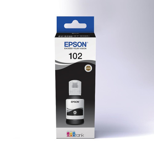 EPSON - 102 FLACONE DI INCHIOSTRO ECOTANK T03R1 NERO - 2180023882 EPSON - 102 FLACONE DI INCHIOSTRO ECOTANK T03R1 NERO - 2180023882