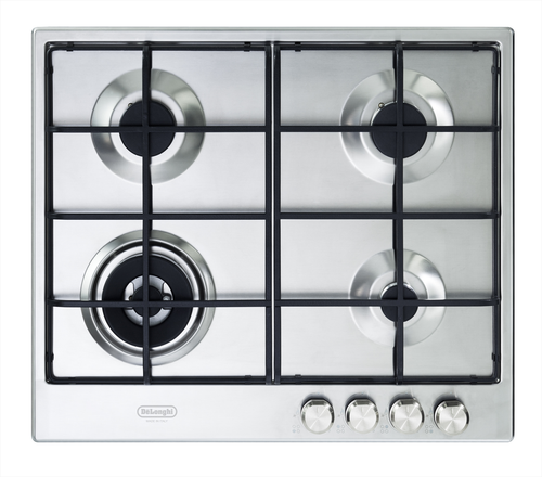 DE'LONGHI - inox, 4 gas (1 DC), griglie metallo mat - 2180020283