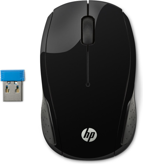 HP - HP 200 Mouse Wireless, Nero - 2180019950 HP 0 | trony.lol