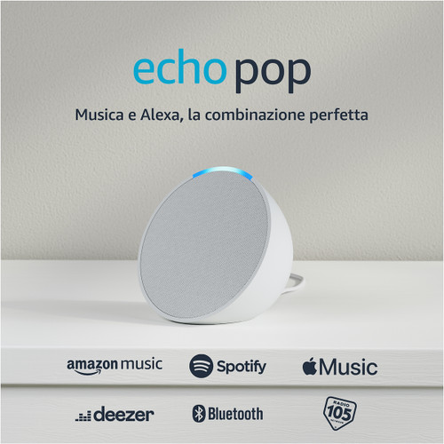 AMAZON - ECHO POP (1. GEN.) |BIANCO GHIACCIO - 2230011011 AMAZON - ECHO POP (1. GEN.) |BIANCO GHIACCIO - 2230011011