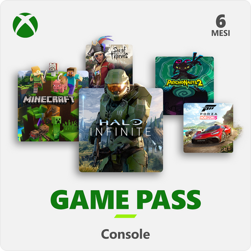 MICROSOFT - MICROSOFT XBOX GAME PASS 6 MESI - 8080001011 MICROSOFT - MICROSOFT XBOX GAME PASS 6 MESI - 8080001011
