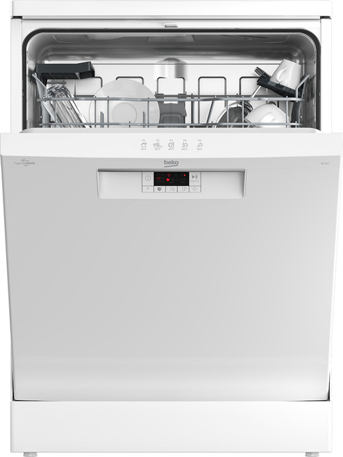 BEKO - Lavastoviglie a libera installazione Beko 60 cm, Classe D, 45dBA, 14 coperti, 5 programmi - 2240009902