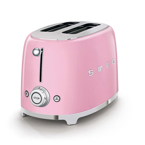 SMEG - Smeg Tostapane 50's Style – Rosa LUCIDO 2x2 – TSF01PKEU - 2200005115