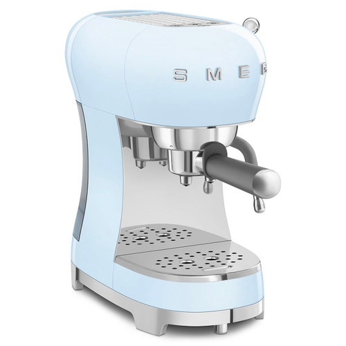 SMEG - Smeg Macchina da Caffè Espresso Manuale 50's Style – Azzurro LUCIDO – ECF02PBEU - 2230010764