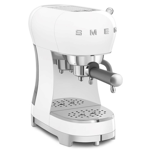 SMEG - Smeg Macchina da Caffè Espresso Manuale 50's Style – Bianco LUCIDO – ECF02WHEU - 2230010766