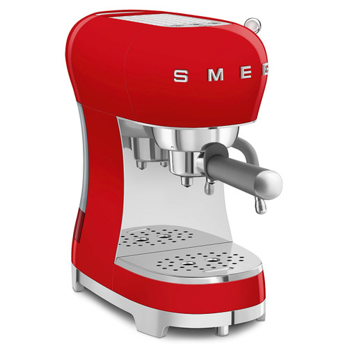 SMEG - Smeg Macchina da Caffè Espresso Manuale 50's Style – Rosso LUCIDO – ECF02RDEU - 2230008902