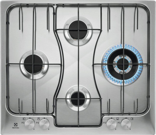 ELECTROLUX - PIANO GAS COMANDI FRONTALI 60 CM RGG6243LOX MADE IN ITALY - 2160005554