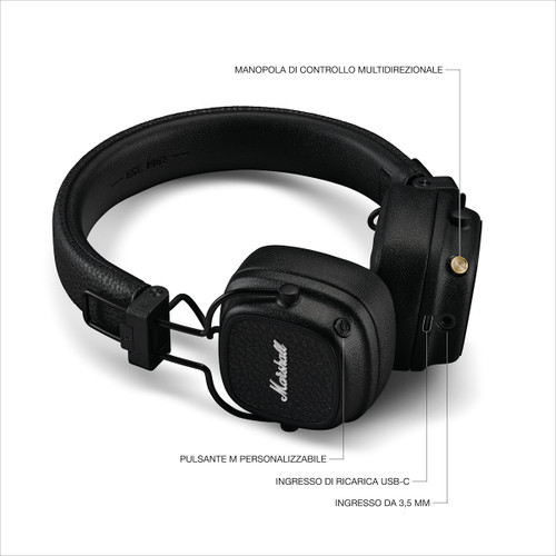 MARSHALL - Major V Black - 2240009321 MARSHALL - Major V Black - 2240009321