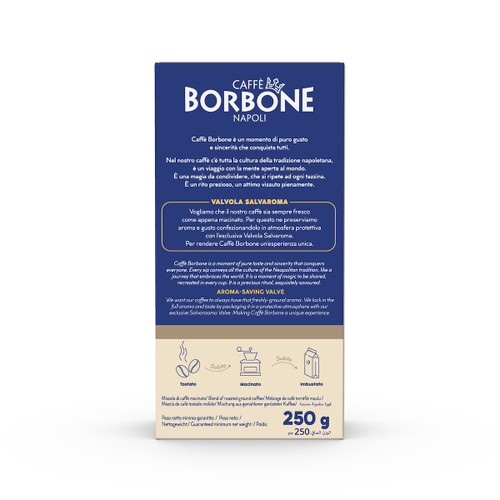 CAFFE' BORBONE - CAFFE MACINATO - MISCELA NOBILE - 250GR - 2210005241
