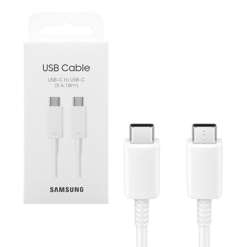 SAMSUNG - CABLE TYPE-C TO C 5A WHITE 1.8MT - 2230000192 SAMSUNG 0 | Trony.it