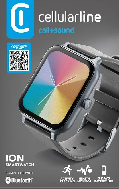 CELLULARLINE - SMARTWATCH ION BLUETOOTH 1.83&QUOT; NERO - 2230020568 CELLULARLINE 0 | Trony.it