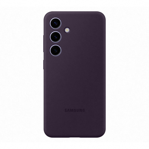 SAMSUNG - CUSTODIA S24 SILICONE DARK VIOLET - 2230019866