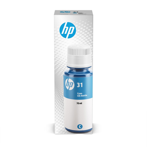 HP - 31 1VU26AE Flacone di Inchiostro Termico Originale, ciano - 2220001691 HP - 31 1VU26AE Flacone di Inchiostro Termico Originale, ciano - 2220001691