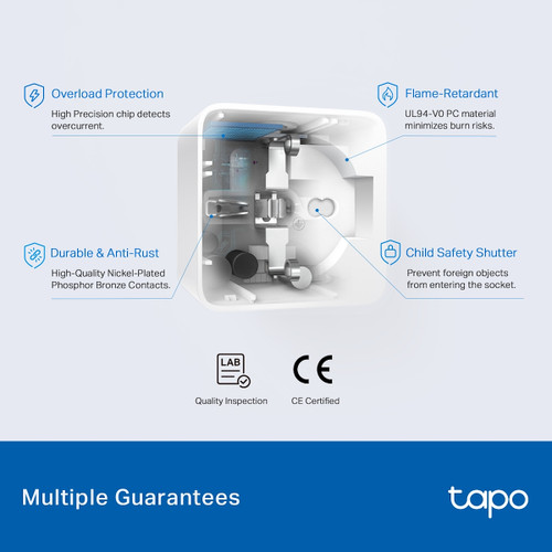 TP-LINK - TP-Link Tapo TP15 - Mini presa smart Wi-Fi con monitoraggio consumi, compatibile spina C, F, L, certificata Matter - 2230016550