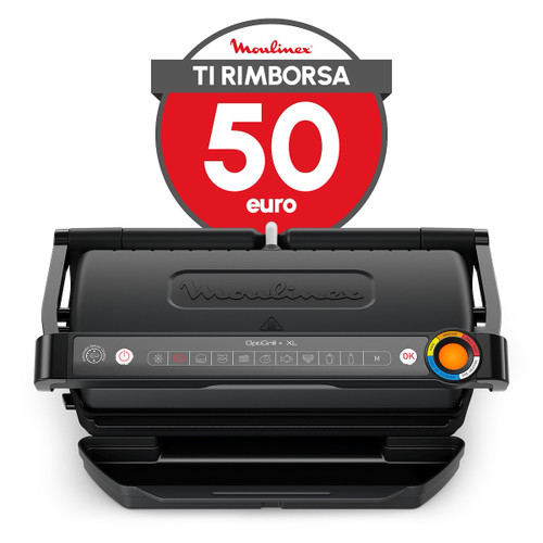 MOULINEX - OptiGrill+ XL garantisce sempre risultati di cottura impeccabili, con un formato XL ottimo per la famiglia e gli amici - 2240002925
