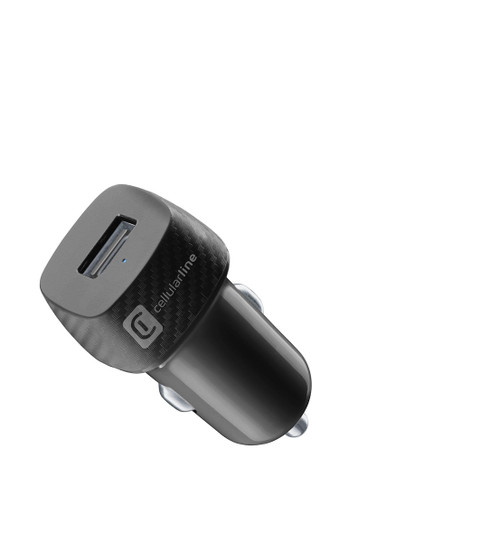 CELLULARLINE - USB CAR CHARGER 12W CARICABATTERIA DA AUTO USB 12W - 2240008005