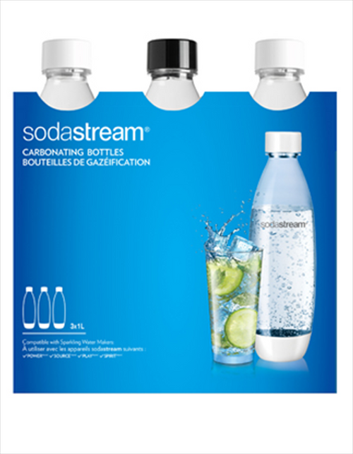 SODASTREAM - CONF.3 PZ BOTT. FUSE 1L - 2150001004