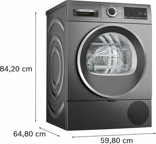 BOSCH - WQG233DRIT ASCIUGATRICE SERIE 6, 8 KG CLASSE A+++ - 2230013603