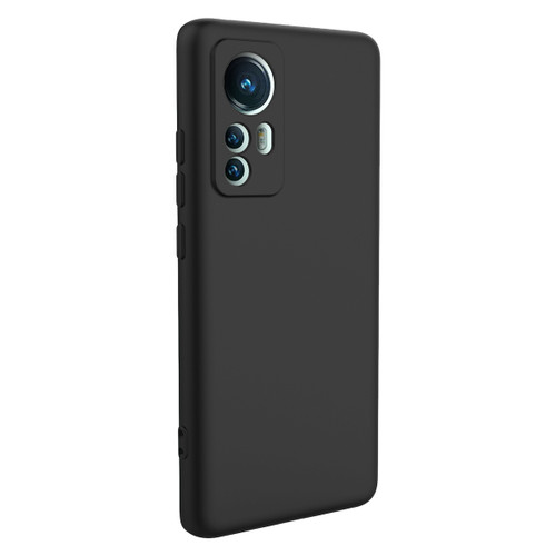 XIAOMI - Cover per smartphone in Silicone Sottile Xiaomi 12 Pro - nero - 2220009790
