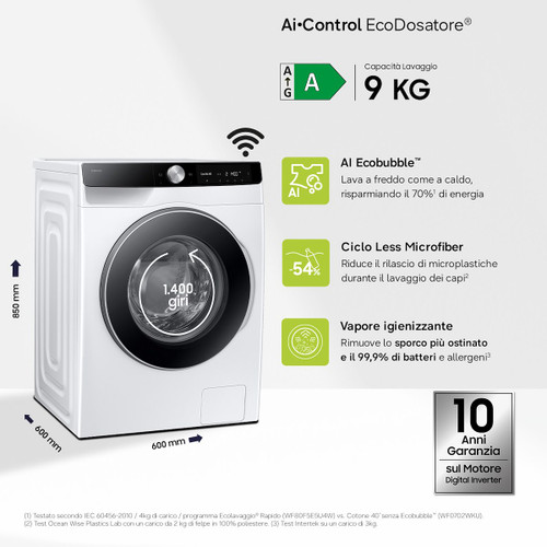 SAMSUNG - WW90DG6U85LKU3 - 2240013098