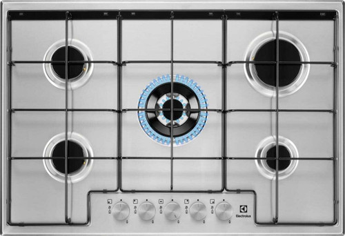 ELECTROLUX - PIANO GAS COMANDI FRONTALI 75 CM EGS7534X MADE IN ITALY - 2210005323