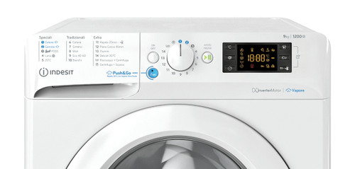 INDESIT - BWE 91296X WV IT lavatrice Caricamento frontale 9 kg 1200 Giri/min Bianco - 2240014107