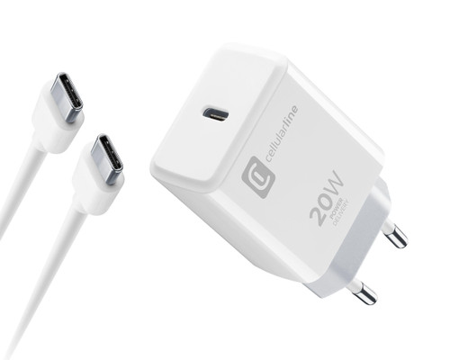 CELLULARLINE - CHARGER KIT 20W - FOR IPHONE 15 SERIES - 2240008008 CELLULARLINE - CHARGER KIT 20W - FOR IPHONE 15 SERIES - 2240008008