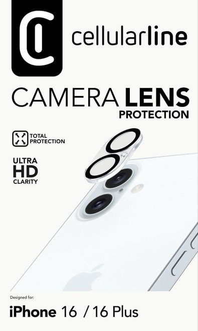 CELLULARLINE - CAMERA LENS - IPHONE 16 / IPHONE 16 PLUS - 2240018517