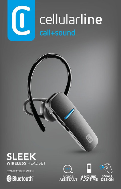 CELLULARLINE - SLEEK AURICOLARE BLUETOOTH ERGONOMICO - 2230008727