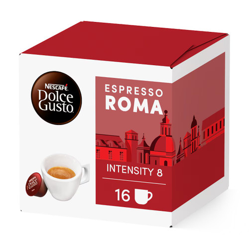 Nescafe' Dolce Gusto - CAFF ESPRESSO ROMA 16 CAPSULE - 242000056 Nescafe' Dolce Gusto 0 | trony.live