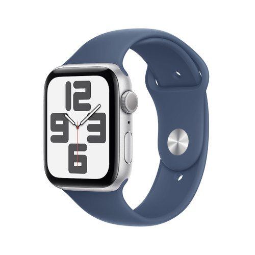 APPLE - Watch SE GPS 44mm Cassa in Alluminio Color Argento con Denim Sport Band  M/L - 2240019446
