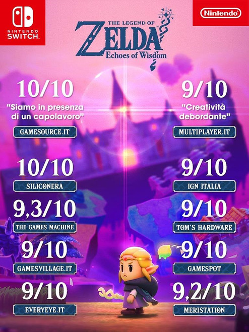 NINTENDO - THE LEGEND OF ZELDA: ECHOES OF WISDOM - 2240016095 NINTENDO - THE LEGEND OF ZELDA: ECHOES OF WISDOM - 2240016095