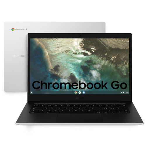 SAMSUNG - Design ultrasottile e scocca argentata, Galaxy Chromebook Go è lo strumento ideale per gli studenti sempre in movimento. - 2230002792 SAMSUNG - Design ultrasottile e scocca argentata, Galaxy Chromebook Go è lo strumento ideale per gli studenti sempre in movimento. - 2230002792