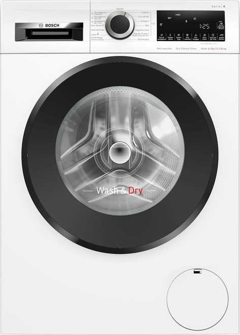 BOSCH - WNG25400IT Lavasciuga 10,5/6kg Classe D/A - 2240008403 BOSCH - WNG25400IT Lavasciuga 10,5/6kg Classe D/A - 2240008403