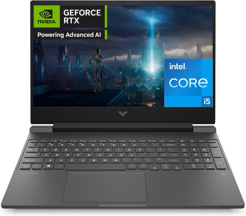 HP - Notebook HP Victus Gaming 15-fa1060nl, Windows 11 H, 15.6", Intel Core i5, 16GB RAM, 512GB SSD, NVIDIA GeForce RTX, FHD - 2240013127