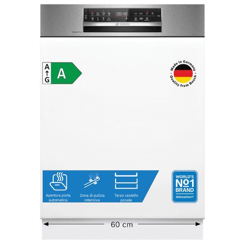 BOSCH - SMI6ECS12E Lavastoviglie integr. Classe A - 2240019378