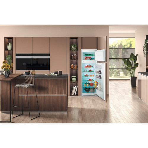 HOTPOINT ARISTON - T 16 A2 D/HA 2 Frigorifero doppia porta a incasso, Statico, 55 cm, Classe E, Steel, 35 db, h 158cm - 2240005769