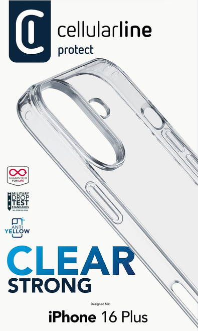CELLULARLINE - CLEAR STRONG - IPHONE 16 PLUS - 2240019613