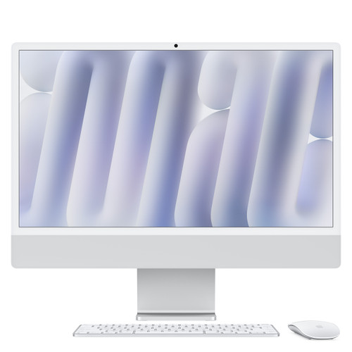 APPLE - iMac 24"Retina Display 4,5K, Chip Apple M4 con CPU 10-core, GPU 10-core, 16GB, 256GB SSD, Argento - 2240021702