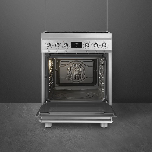 SMEG - C6IMXM2 Cucina 60x60 cm, pianale induzione 4 zone, forno elettrico classe A, Acciaio Inox - 2240021932