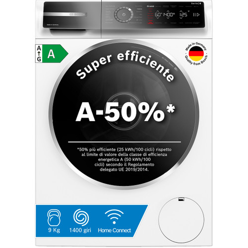 BOSCH - WGB24402IT Lavatrice 9kg 1400g/min A-50% - 2240018751 BOSCH - WGB24402IT Lavatrice 9kg 1400g/min A-50% - 2240018751