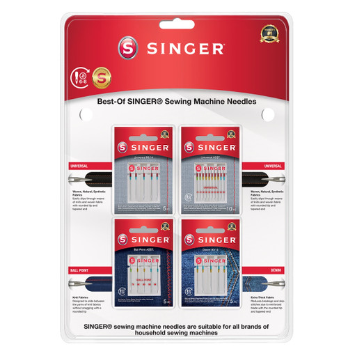 SINGER - BLISTER A4 CON 25 AGHI ASSORTITI - 2230002391
