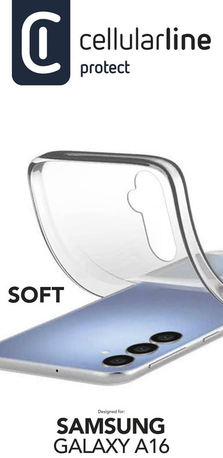 CELLULARLINE - SOFT - GALAXY A16 CUSTODIA IN GOMMA MORBIDA - 2240022994