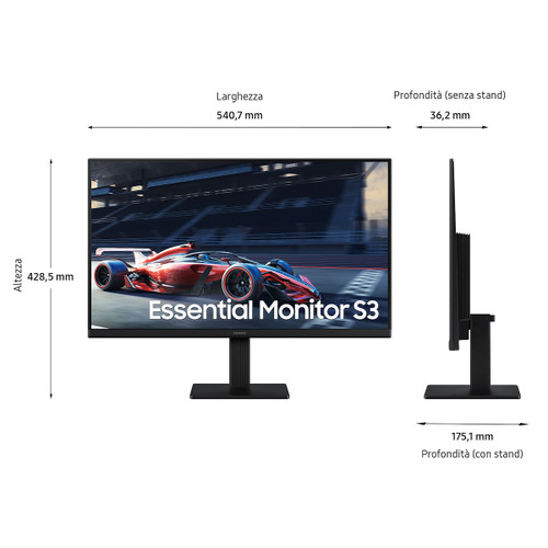 SAMSUNG - Monitor LED Serie S30GD da 24'' Full HD Flat - 2240023099