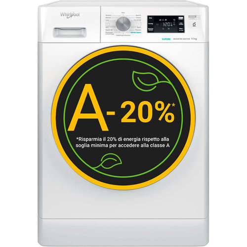 WHIRLPOOL - FFB 1048 BSV IT lavatrice Caricamento frontale 10 kg 1400 Giri/min Bianco - 2240017917 WHIRLPOOL 0 | Trony.it